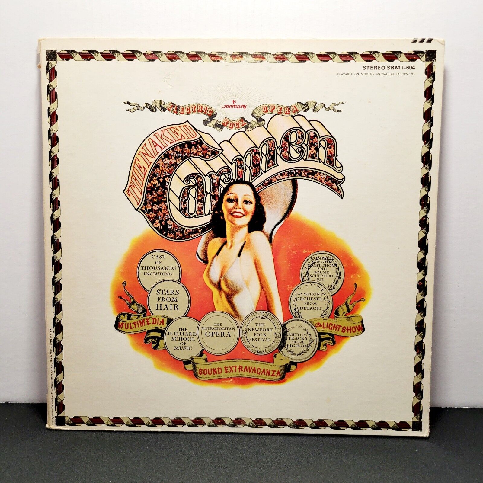 "NAKED CARMEN" Score (Vinyl LP 1970) Gatefold Sleeve (VG) Record (G+) SRM-1-604