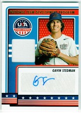 2023 USA Stars & Stripes National Team Signatures Patch #46 Gavin Stedman