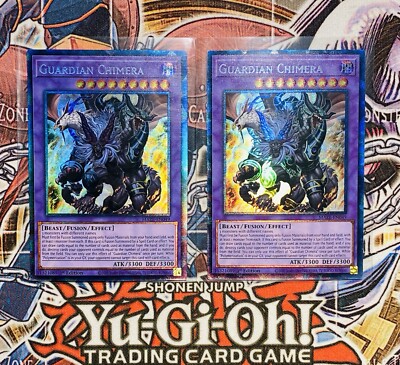 Yu-Gi-Oh! x2 GUARDIAN CHIMERA (MAZE-EN049) Collector s Rare Maze of Memories NM