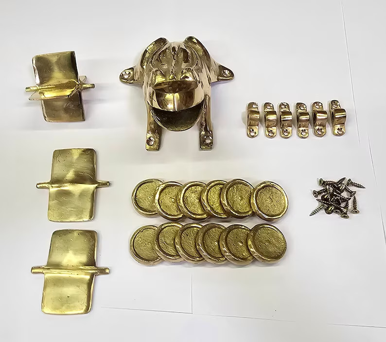 Accessories Peruvian Sapo Game BRONZE/sapo peruano / Juego del Sapo / Toad hole