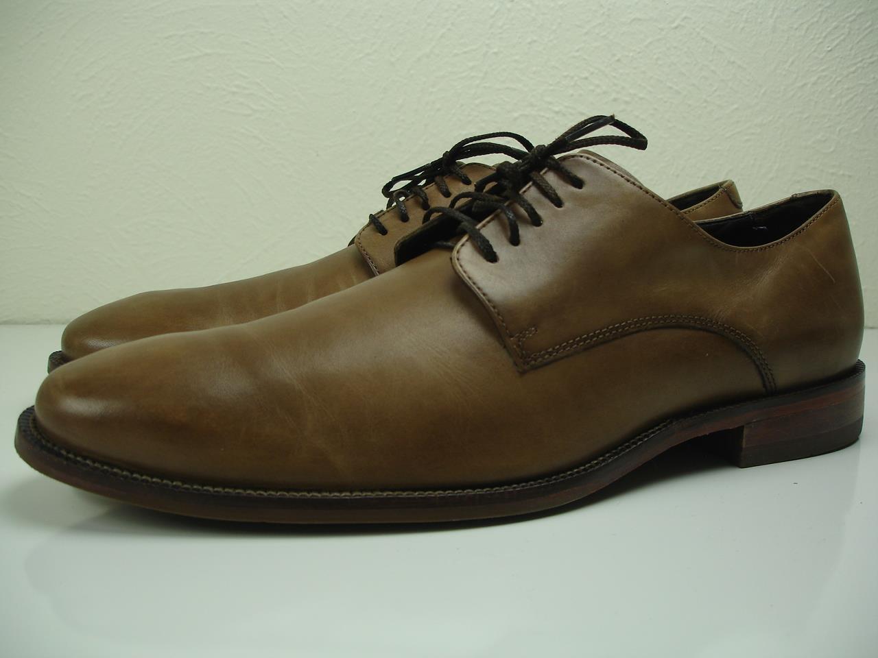 SAOLA Scarpe eleganti uomo 12 M Cole Haan Air Williams punta liscia grigio marrone Oxford