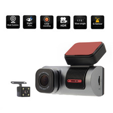 170° 1080P Dual Lens Car Dash Cam Recorder DVR Front Rear Camera Video G Sensor 