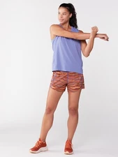 Janji X LA Sportiva 4" Cadence Running Shorts Women's Purple Orange Size XL