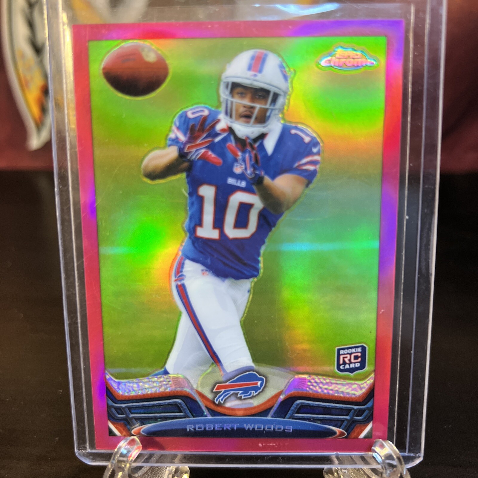 2013 Topps Chrome Robert Woods RC Pink Refractor /399 Rookie
