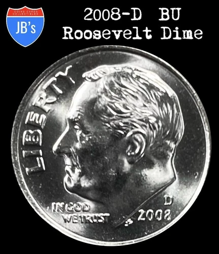 2008 D Roosevelt Dime BRILLIANT UNCIRCULATED *JB's Coins*