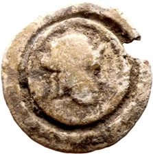 Greek Hellenistic PB Seal Emperor Alexander the Great? Spectacular and Very rare