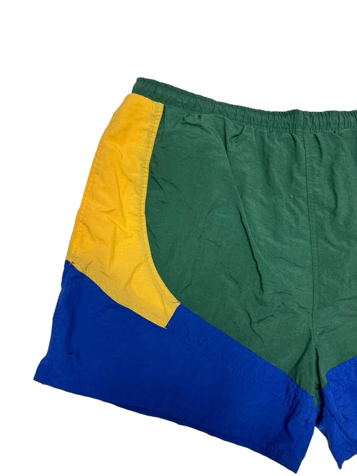 Basic Editions Men's Multicolor-Block Elastic Waist Mesh Lined Shorts Size XL - Image 3 of 4