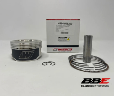 '08-'15 Yamaha Nytro 1049cc 82.00mm Bore Wiseco Piston Kit SR Viper 9.5:1 Comp.
