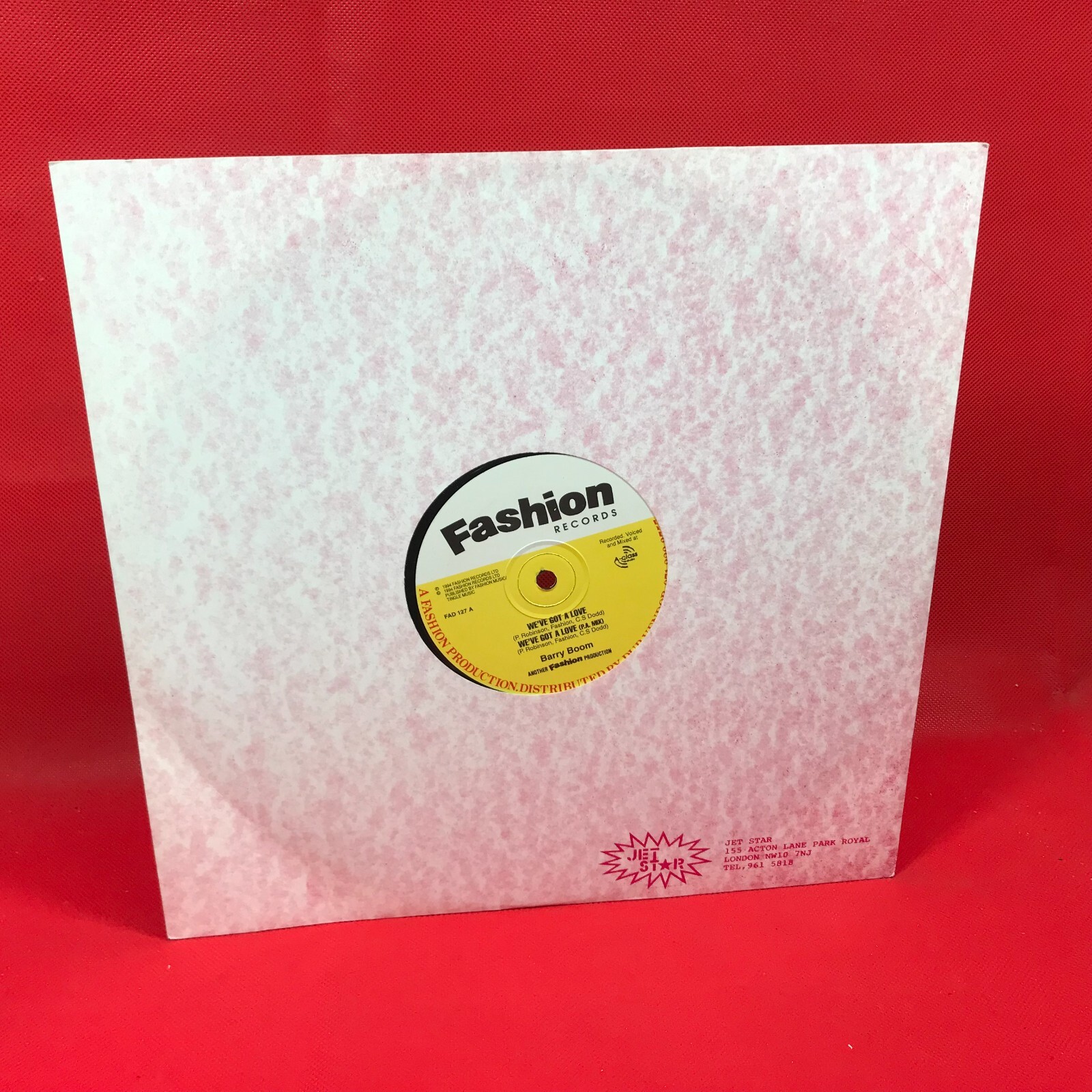 BARRY BOOM We've Got A Love / I'm In Love 1994 UK 12