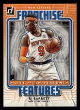 2020-21 Donruss #20 RJ Barrett Franchise Features New York Knicks