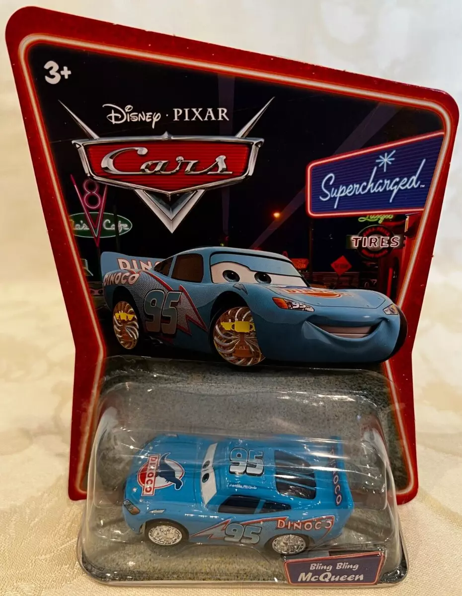 Disney Cars Bling Bling Lightning Mcqueen Dinoco 95 Original