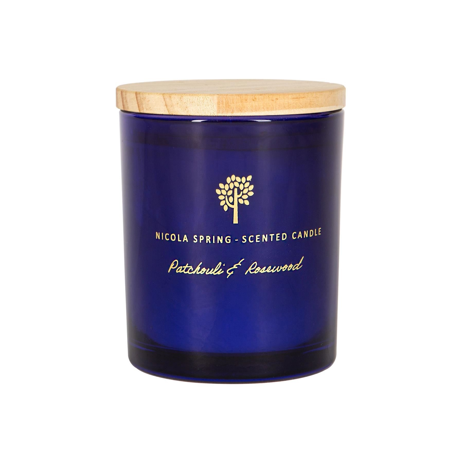 Scented Soy Wax Candle Gift 21 Hour Burn Time 130g Patchouli & Rosewood