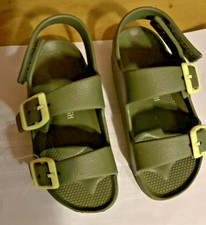 OshKosh B'gosh Rivar Sandals Size 11M Toddler Olive Green NEW 