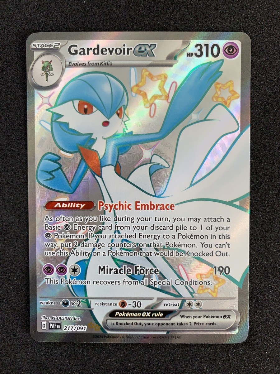 Pokemon TCG Gardevoir ex Shiny 217/091 Paldean Fates Ultra Rare Holo Full Art | eBay Pokemon TCG Gardevoir ex Shiny 217/091 Paldean Fates Ultra Rare Holo Full Art | eBay