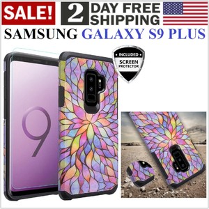 Para Samsung Galaxy S9 Plus Funda Y Protector De Pantalla Vidrio Templado Mujer Ebay