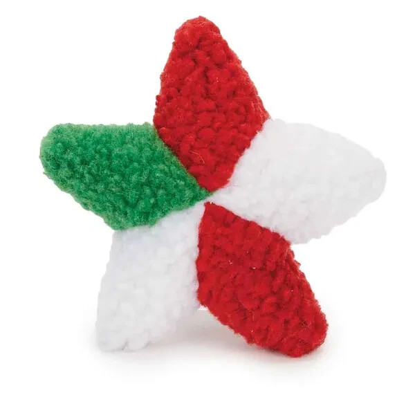 Christmas Dog Toy Gift Doggie Delight Holiday Stocking Toys Puppy Rope Xmas Ball