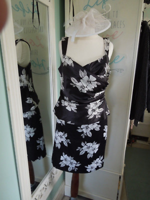PRINCIPLES VINTAGE SKIRT & TOP UK 14 & FASCINATOR RACES WEDDING 