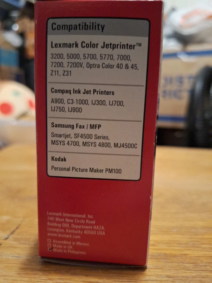 Vintage Lexmark Samsung Compaq Genuine 80 Color Print Ink Cartridge - Image 3 of 4