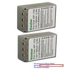 Kastar Battery Pack Replacement for Casio NP-100L 100L Exilim Pro EX-F1BK EXF1BK