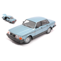 Volvo 240 Gl 1986 Metallic Light Blue 1:24 Welly Auto Stradali -D- Neues Modell
