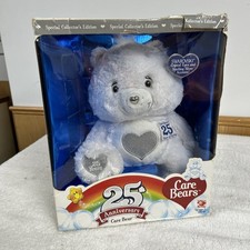 NEW SPECIAL EDITION COLLECTORS 25TH ANNIVERSARY WHITE CARE BEAR 2007 SWAROVSKI