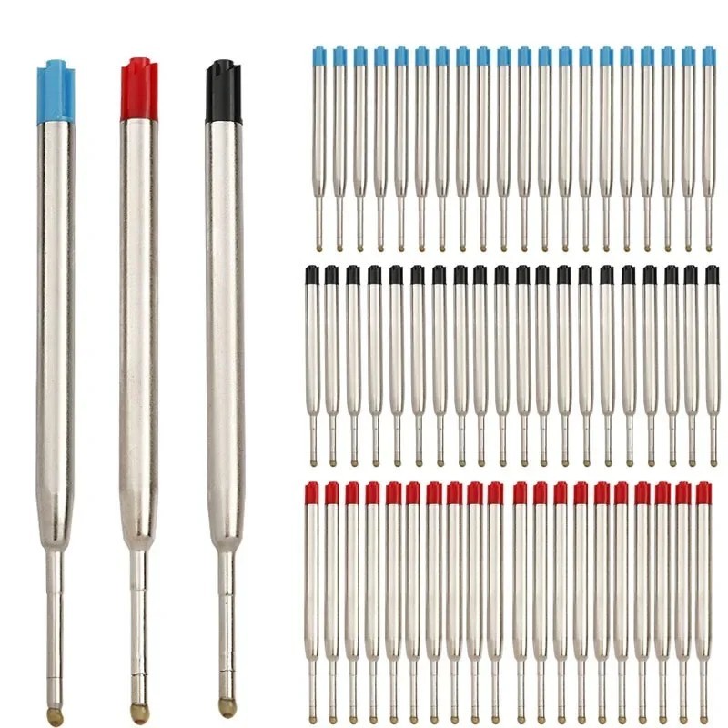Genuine Parker Ballpoint Pen Refill Quink Flow Medium Fine BLACK/BLUE Ink