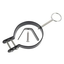 1Pc Creative Ham Fixing Holder Useful Ham Stand Storage Rack for Home (Black)