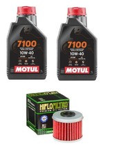 Tagliando HONDA CRF 450 R 2002-2020 Motul 7100 10W40 + Filtro olio hiflo