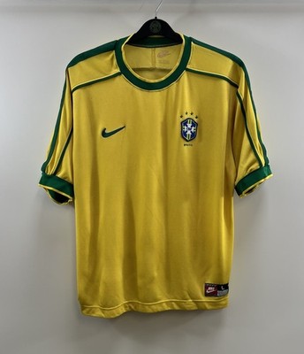 Brazil Home Football Shirt 1998/00 Adults Large Nike A752 | eBay UK