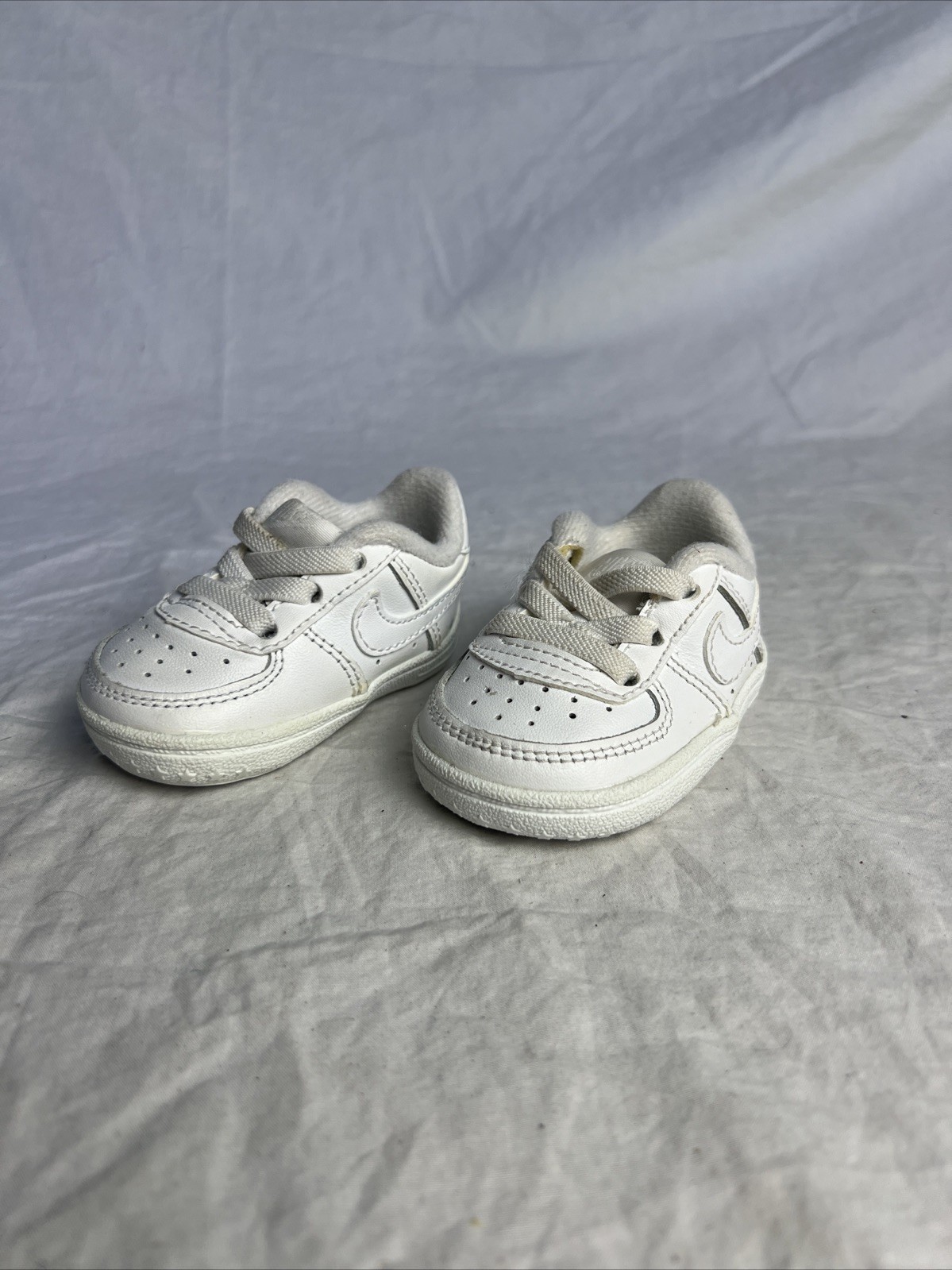 PONY Nike Culla bassa Air Force 1 (I) Triple White Taglia 1C (CK2201 100)