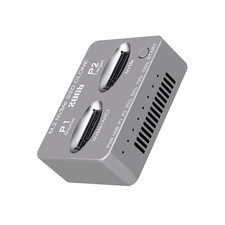 Dual-Bay M.2 NVME SSD Clone Gen2X2 20Gbps External Hard Disk Box For Windows