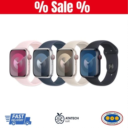 Apple Watch Series 9 GPS/Cellular 45mm Case with Sport Band OpenBox (VeryGood)
