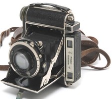  Plaubel Roll-OP II w. Anticomar 2.8/7.5cm NOTTESTED w. case for 120 film range