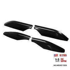 4pcs Car Roof Rack Side Rails End Cover Shell Cap Compatible for Lexus GX470