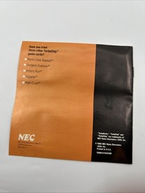 Legendary Axe (TurboGrafx-16, 1989) Complete W/ Case & Manual Tested *Smoker*