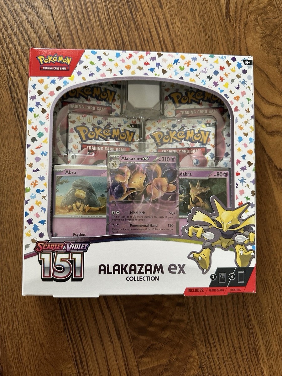Pokémon 151 Scarlet & Violet Alakazam ex Collection Booster Box