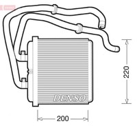 Denso WäRmetauscher HeizungsküHler Innenraumheizung DRR12003