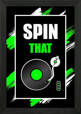 Beat Loop Sample 3 _ SPIN gerahmtes Wandbild Poster Leinwanddruck Bild