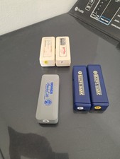 Lot of - Hohner Blues Harp Harmonicas Key of 2 C, 1 D, 1 F  G