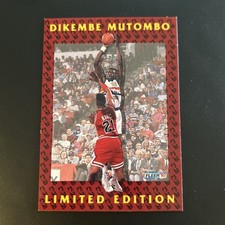 1991-92 Fleer Dikembe Mutombo Limited Edition Dikembe Mutombo #11 (RC) 11 Of 12