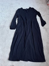 Old Navy black long sleeve stretch knit dress, L, NWT