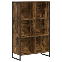 BüCherregal Holzwerkstoff 99,5 X 30 X 108,5 Cm Raucharbe Standregal