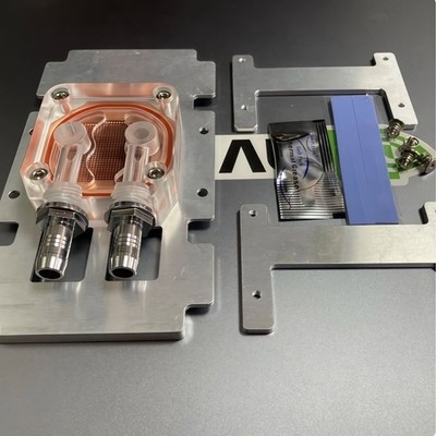 Nvidia V100 Full Copper Water Cooling Vapor Chamber With Pagoda Connector
