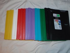 Set of 20 Mead Five Star 2-Pocket Folder with Prong Fasteners - 7 Colors - NEW