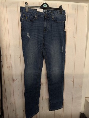 IZOD Herren Comfort Stretch Straight Jeans W31 L34 dunkelblau superweiche Baumwolle