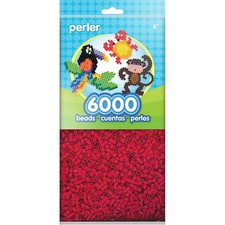 Perler Beads 6,000/Pkg Red