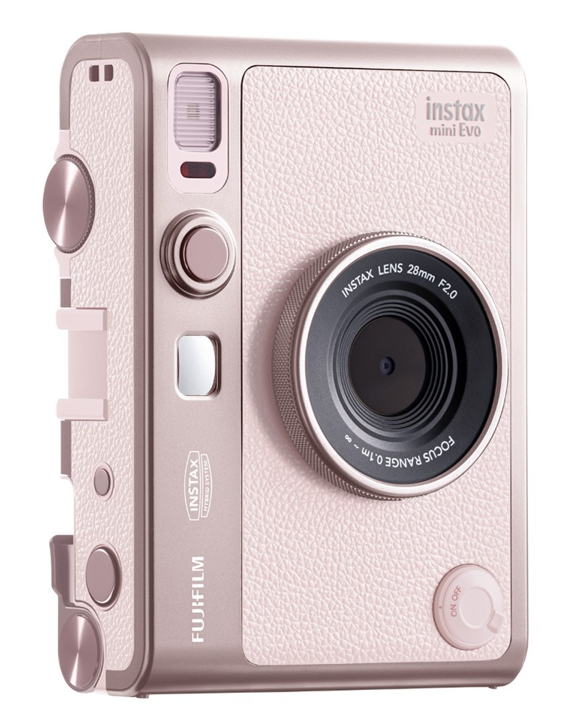 Fujifilm Instax Mini EVO Gentle Rose + 20 Fotos Sofortbildkamera Drucker NEU - Image 3
