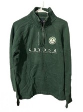 Loyola University Maryland 1/4 Zip Sweatshirt Jansport Green Greyhounds XXL