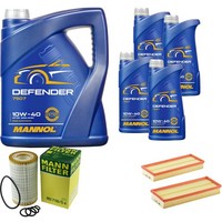 Inspektionspaket 9L Mannol 10W-40 FüR Mercedes W211 E 240 W212 R230 500 350 280