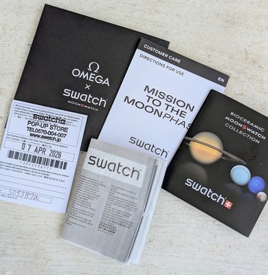 Swatch x Omega MoonSwatch Snoopy Moonphase Black NEW 2026 Japan